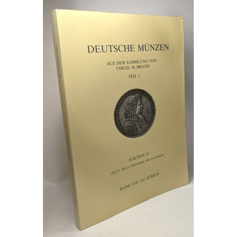 Deutsche münzen aus der sammlung von Virgil M. Brand - TEIL 2 -...