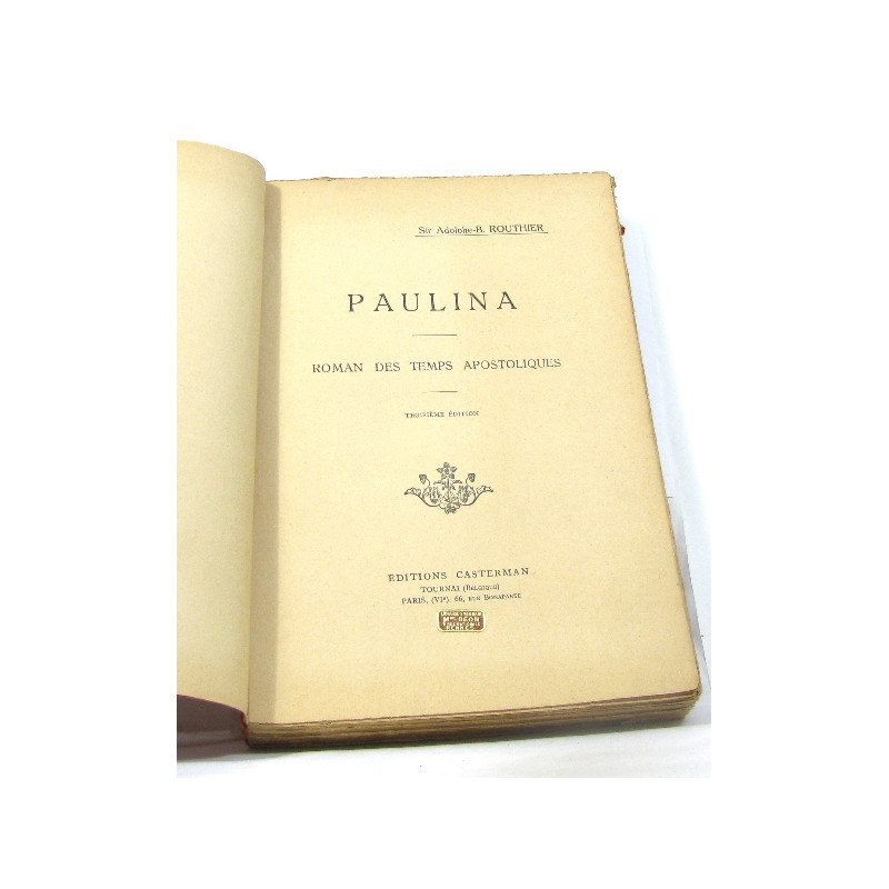 Paulina roman des temps apostoliques