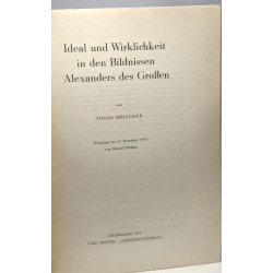 Ideal und Wirklichkeit in den Bildnissen Alexanders des Grossen -...