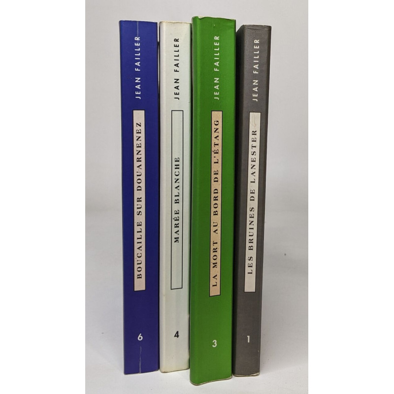 Lot de 4 romans "une enquête de Mary Lester": tomes 1- 3 - 4 -6