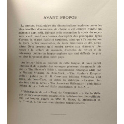 Essai de vocabulaire anglais-français de l'armurerie de chasse