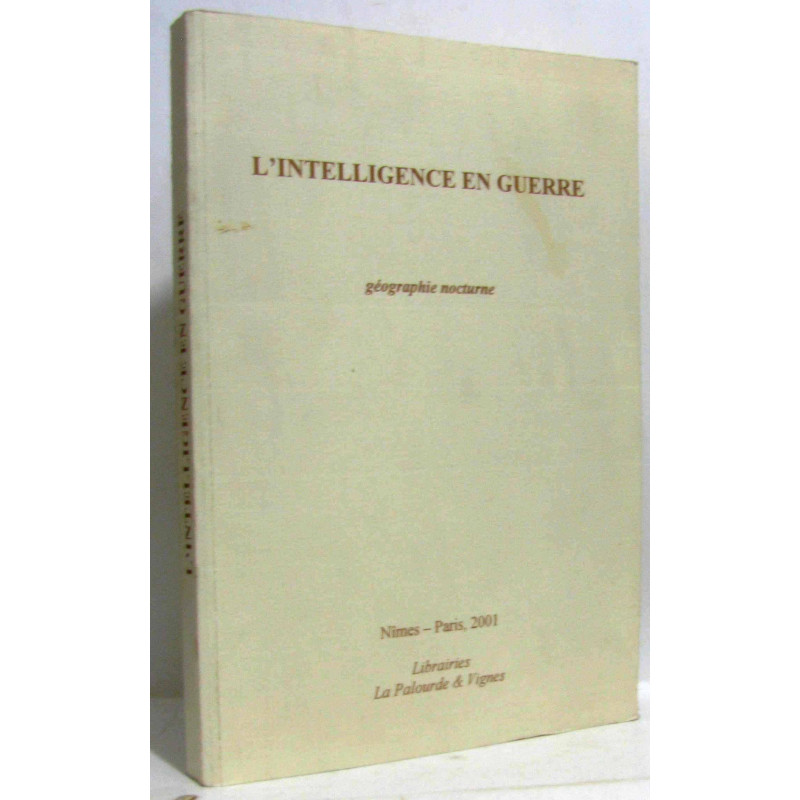 Intelligence en guerre - géographie nocturne