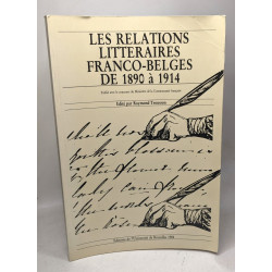 Les relations littéraires franco-belges de 1890 à 1914