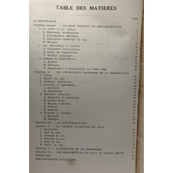 Le soja au Congo Belge - royaume de Belgique