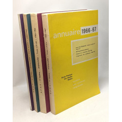 Annuaire de l'école pratique des Hautes Etudes - section des...