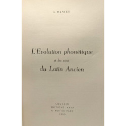 L'évolution phonétique et les sons du latin ancien