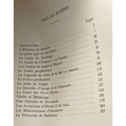 Romans et contes égyptiens de l'époque pharaonique - traduction...
