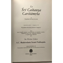 Le sri caitanya caritamrta de Krsnadasa kaviraja gosvami (première...