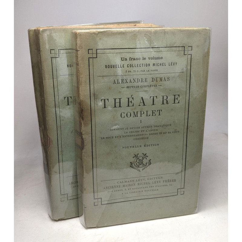 Théâtre complet tome I + tome IV - nouvelle édition