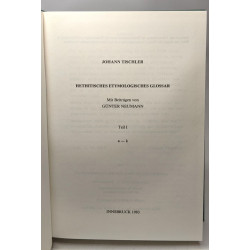 Hethitisches etymologisches Glossar TEIL I - A - K / Innsbrucker...