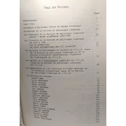Grec et Latin en 1983 et 1984 - cinquante années de philologie...