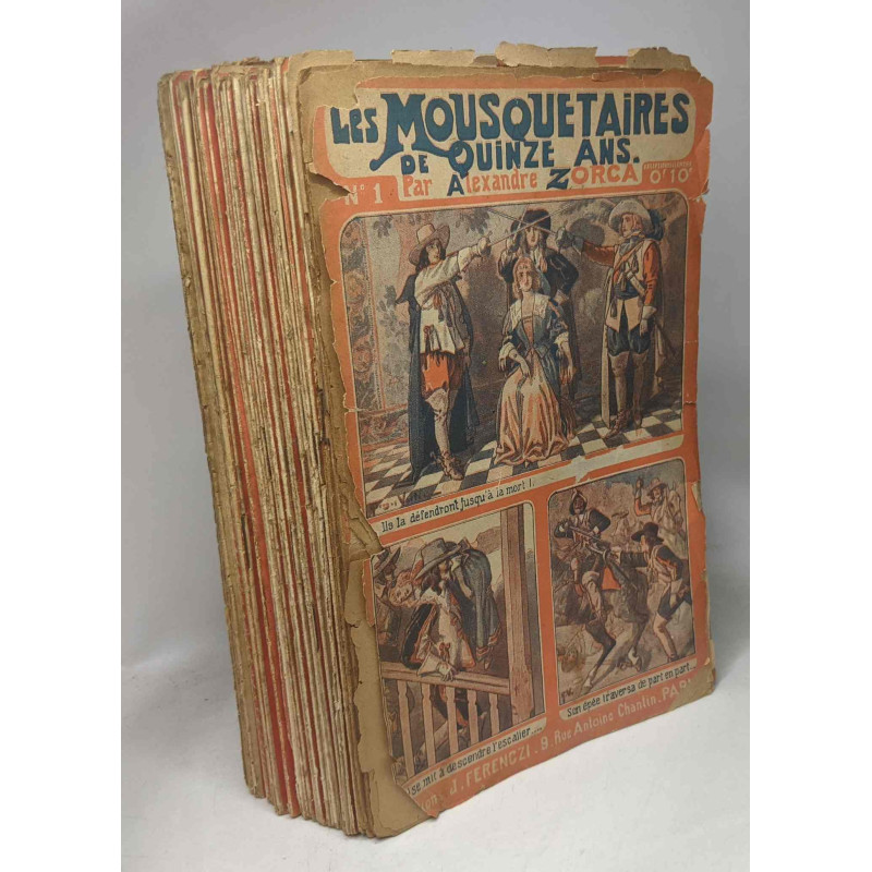 Les Mousquetaires de Quinze ans - du numéro 1 au numéro 50...