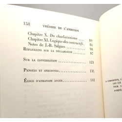 Theorie de l'ambition / et autres essais