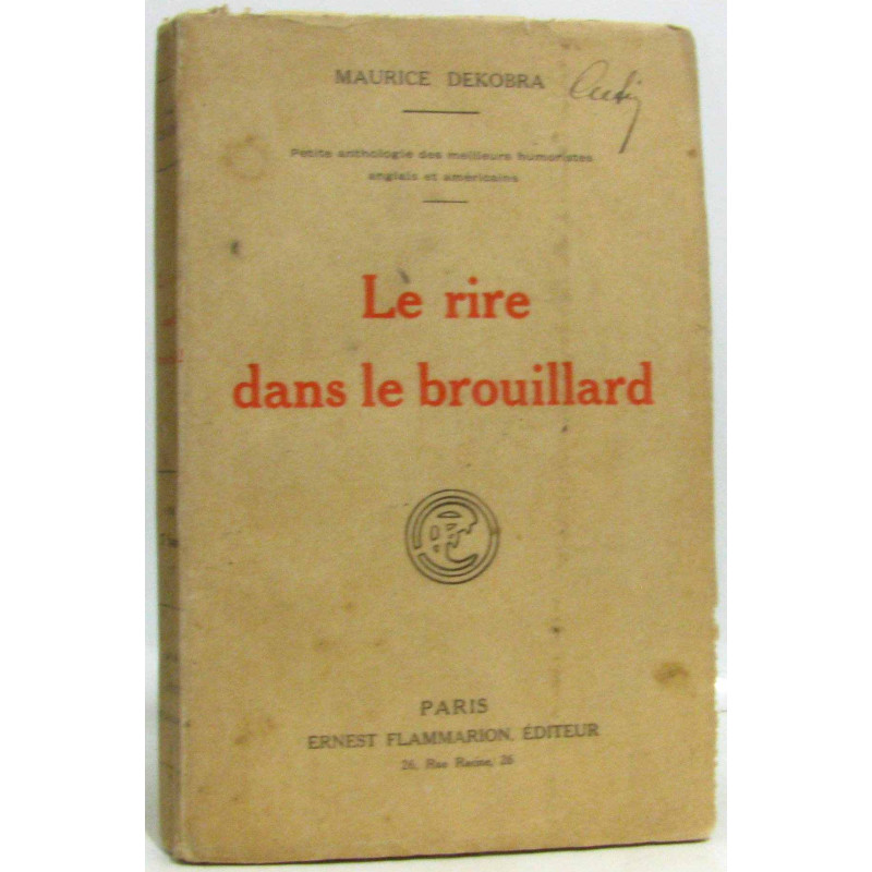 Le rire dans le brouillard