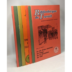 Bibliothèque du travail magazine illustré - 7 numéros discontinus...