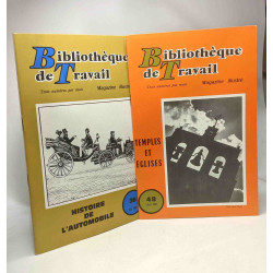 Bibliothèque du travail magazine illustré - 7 numéros discontinus...