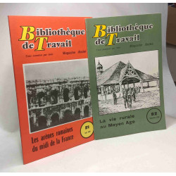 Bibliothèque du travail magazine illustré - 7 numéros discontinus...
