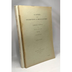 Académie des inscriptions et belles-lettres - comptes rendus des...