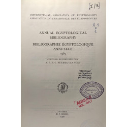 Annual egyptological bibliography / Bibliographie égyptiologique...