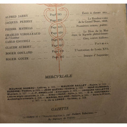 Mercure de France 1059 1er Novembre 1951 --- Jarry Perret Mathias...