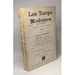 Les Temps Modernes - 1963 - 2 numéros: Mai 1963 18e année n°204...