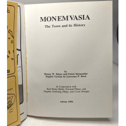 Monemvasia: The Town and Its History - 5th edition