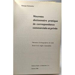 Nouveau dicionnaire politique de correspondance commerciale et...