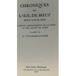Chorniques de l'oeil de boeuf sous Louis XIII - des petits...