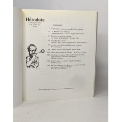 Lot de 3 numéros de "hérodote - revue géographique et de...