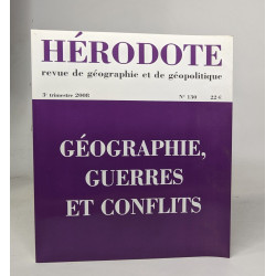 Lot de 3 numéros de "hérodote - revue géographique et de...