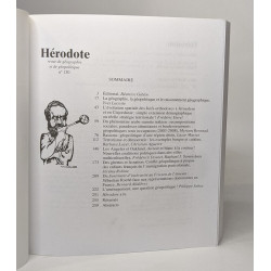 Lot de 3 numéros de "hérodote - revue géographique et de...