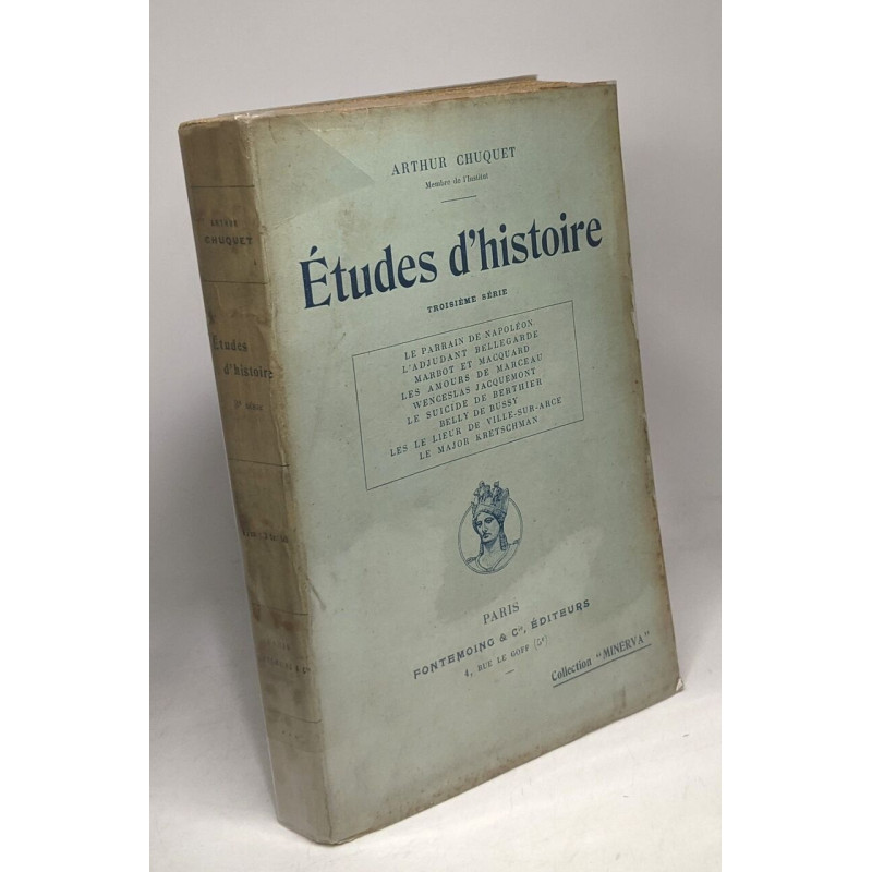 Études d'histoire - Troisième série - Le parrain de Napoléon...