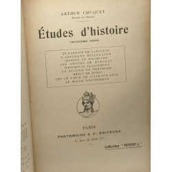 Études d'histoire - Troisième série - Le parrain de Napoléon...