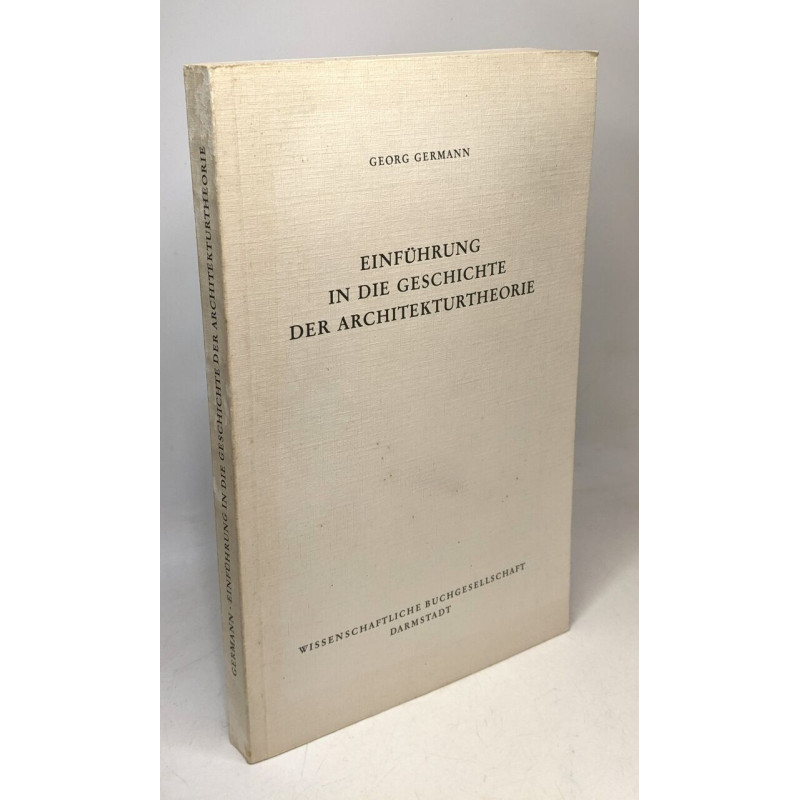 Einführung in die Geschichte der Architekturtheorie - 1980