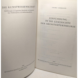 Einführung in die Geschichte der Architekturtheorie - 1980