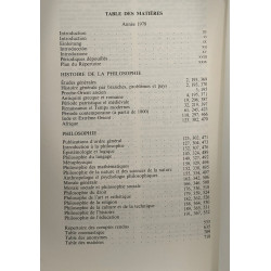 Répertoire bibliographique de la philosophie - 24 volumes - années...