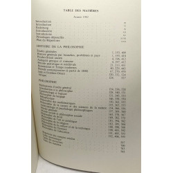Répertoire bibliographique de la philosophie - 24 volumes - années...