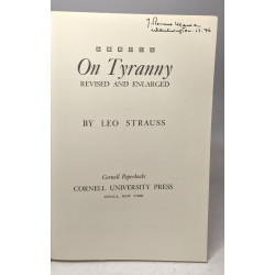 On Tyranny: Revised and Enlarged