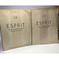 Esprit - revue internationale édition française - 3e Année tirage...