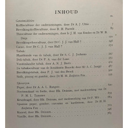 De landbouw in de indische archipel --- Deel I: Algemeen gedeelte...