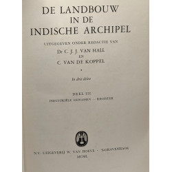 De landbouw in de indische archipel --- Deel I: Algemeen gedeelte...