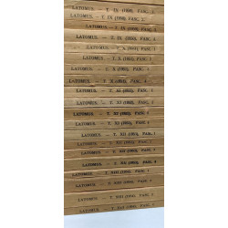 Latomus. Revue d'études latines - 9 années complètes (4 fascicules...