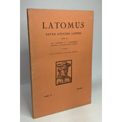 Latomus. Revue d'études latines - 9 années complètes (4 fascicules...