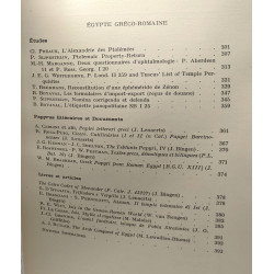 Chronique d'Egypte - bulletin périodique de la fondation -...