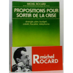 Proposition pour sortir de la crise