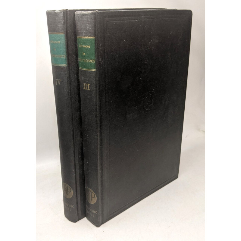 Advances in electronics - VOLUME III (1951) + IV (1952)