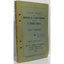 Bulletin officiel du ministère de la santé publique et de la...