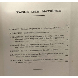 Travaux de l'institut de recherches sahariennes - TOME VIII 1952 -...