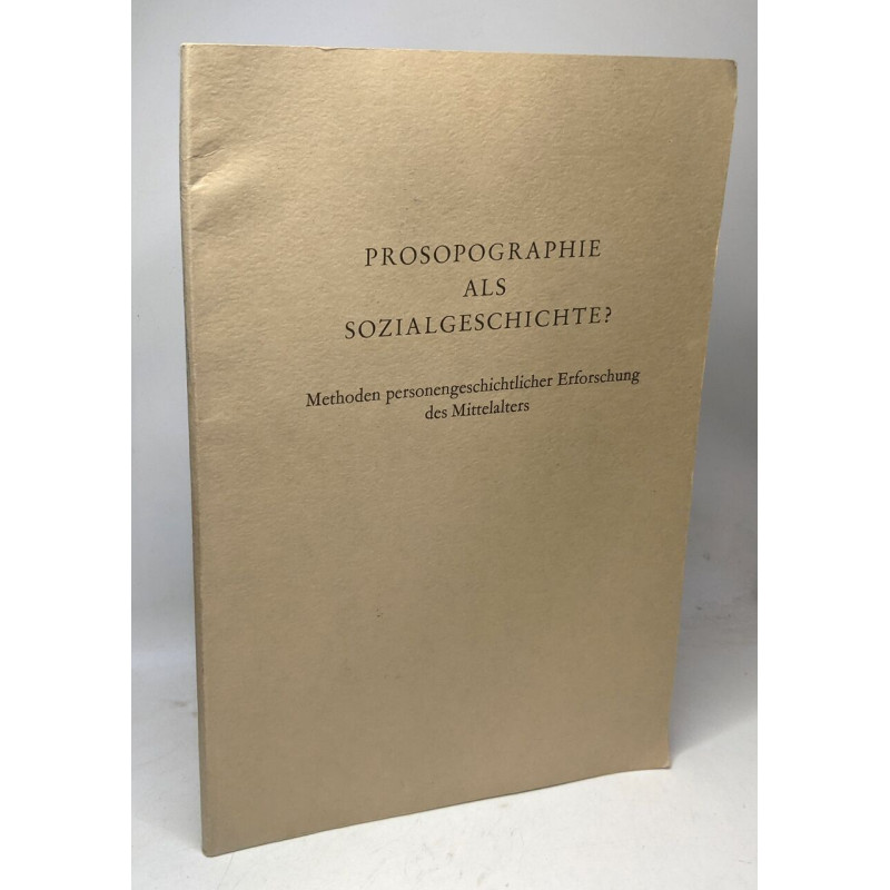 Prosopographie als sozialgeschichte? Methoden...