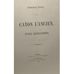 Caton l'ancien étude biographique - dissertation inaugurale -...